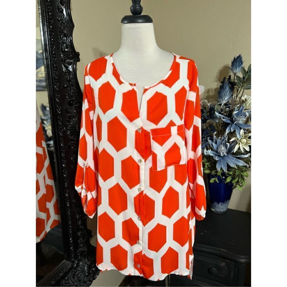 Game Day Couture 3/4 Sleeve NWT Tunic Size XL